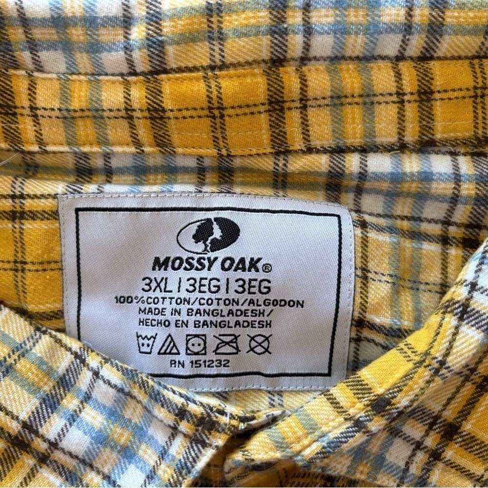 NWT Cotton Flannel Shirt Plaid 3XL  Big & Tall